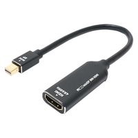 ナカバヤシ miniDisplayPort-HDMI 変換アダプタ 4K対応 DPM-4KA1/BK 1個