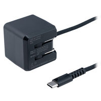 ナカバヤシ Type-C ケーブル一体型充電器 GaN PD30W対応 JYU-AC