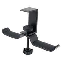 ナカバヤシ アルミニウムダブルフック ブラック HPH-001BK 1個