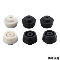 アズワン スクリュー管瓶用穴付きゴム栓 ブチルゴム 4-6370-02 1個（直送品）