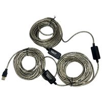 Trimate USB延長ケーブル 30m USB typeーA(オスーメス)USB2.0 TR-UEC30 1個 67-4921-64（直送品）