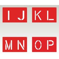 ランドアート ハイビスカス スプレーシート アルファベット I~P 1組(4枚入) HS-170IP 1組(4枚) 62-4863-20（直送品）