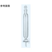 日本理化学器械 分液ロート(円筒型)(PTFE コック)TS摺部24 500mL 1003-24500 1個 65-8680-12（直送品）