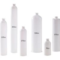 TECHCON カートリッジ 590cc 長さ249mm 内径65.3mm HDPE ハードタイプ 100本入 TS20C-100（直送品）