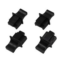 アイネックス コネクタカバー LAN用 4個入 DC-005B 1個 67-9231-86（直送品）