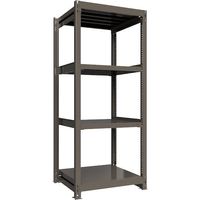 ICHIMAI 重量ボルトレスラック 段荷重1000Kg H2100×W900×D750 天地4段 単体グレー TH1000-737T4（直送品）