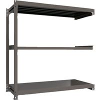 ICHIMAI 重量ボルトレスラック 段荷重1000Kg H1800×W1800×D750 天地3段 連結グレー TH1000-667R3（直送品）