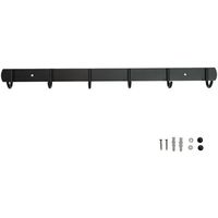 Trimate 壁面用ステンレスフック ブラック フック6本 TR-KF001-6 1個 67-4918-91（直送品）