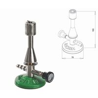 BOCHEM テクルバーナー ニードルバルブ付き 天然ガス メタンガス対応 7400 1台 68-0512-98（直送品）