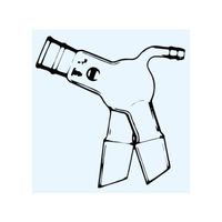 日本理化学器械 分留アダプター 上部15 下部12 4076-1512 1個 65-8664-19（直送品）