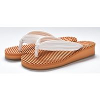 ラッキーベル Rebornサンダル 武王04(ブロンズ×ホワイト) LL 67-8176-37 1足（直送品）