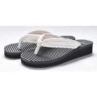 ラッキーベル Rebornサンダル 武王02（ブラック×ホワイト）