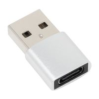 アイネックス USB2.0変換アダプタ AオスーCメス U20AC-MFAD 1個 67-9342-30（直送品）