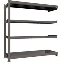 ICHIMAI 重量ボルトレスラック 段荷重1000Kg H1800×W1800×D600 天地4段 連結グレー TH1000-666R4（直送品）
