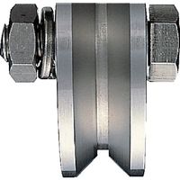 ヨコヅナ ステンレス重量戸車ワイドタイプ 車のみ 250mm V JBPW2505 1個 849-6184（直送品）