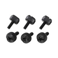 アイネックス ハンドルネジ インチタイプ ブラック PB-031A-BK 1個 67-9258-33（直送品）