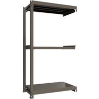 ICHIMAI 重量ボルトレスラック 段荷重1000Kg H2100×W1200×D600 天地3段 連結グレー TH1000-746R3（直送品）