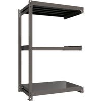 ICHIMAI 重量ボルトレスラック 段荷重1000Kg H1800×W1200×D750 天地3段 連結グレー TH1000-647R3（直送品）