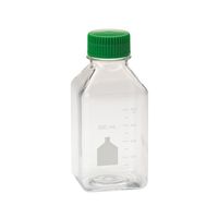 CELLTREAT メディアボトル 角型 PET 個別包装 500mL 24個入 229791 1箱(24個) 65-9241-57（直送品）