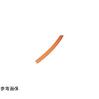 デンカエレクトロン コルゲートチューブ オレンジ スリット有 10m 内径10.7mm DKT-10OR-10 1巻 65-0298-13（直送品）