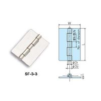 ホシモト 重量用平蝶番 SF-3-2 1個 62-2985-61（直送品）