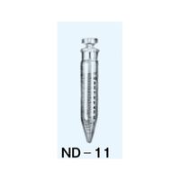 日本理化学器械 遠心管 白・円錐型 最小目盛0.2mL 11mL TS15・径19×全高115mm ND-11 1個 65-8671-35（直送品）