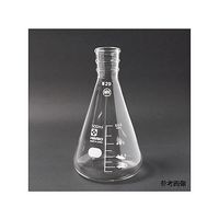 日本理化学器械 三角フラスコ 白 1000mL 摺部24/40 015-24180 1個 65-8668-05（直送品）