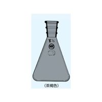 日本理化学器械 三角フラスコ 茶 300mL 摺部29/42 015-29300T 1個 65-8668-46（直送品）