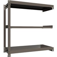 ICHIMAI 重量ボルトレスラック 段荷重1000Kg H1500×W1500×D600 天地3段 連結グレー TH1000-556R3（直送品）