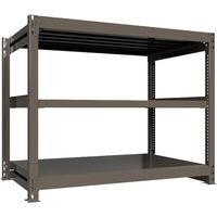 ICHIMAI 重量ボルトレスラック 段荷重1000Kg H1200×W1500×D900 天地3段 単体グレー TH1000-459T3（直送品）