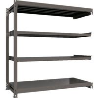 ICHIMAI 重量ボルトレスラック 段荷重1000Kg H1800×W1800×D750 天地4段 連結グレー TH1000-667R4（直送品）