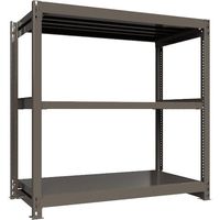 ICHIMAI 重量ボルトレスラック 段荷重1000Kg H1500×W1500×D750 天地3段 単体グレー TH1000-557T3（直送品）