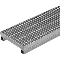 カネソウ スチール製グレーチング プレーンタイプ かさあげ型 国土交通省型側溝用 HSY-K-8338A 1枚 343-0574（直送品）