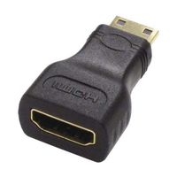 ainex HDMI変換アダプタ HDMIーHDMI ミニ ADV-201 1個 67-9238-44（直送品）
