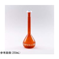 アズワン メスフラスコ 茶 プラスチック栓付 200mL NS14/23 65-2340-32 1個（直送品）