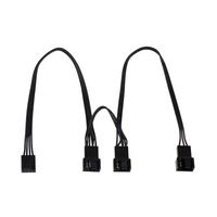 アイネックス PWMファン用電源3分岐デイジーチェーンケーブル 47cm 長ー短ー長 CA-101 1個 67-9218-41（直送品）