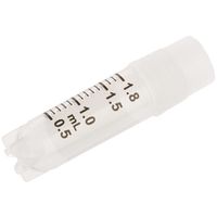 CELLTREAT CFフリーズクライオジェニックバイアル 2.0mL 雄ねじ 自立式 1箱(100個入) 229925 1箱(100個)（直送品）