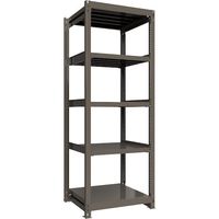 ICHIMAI 重量ボルトレスラック 段荷重1000Kg H2400×W900×D750 天地5段 単体グレー TH1000-837T5（直送品）