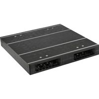 日本プラパレット NPC プラスチックパレットZRー1111FEーRR 両面二方差し 黒 ZR-1111FE-RR 1枚 432-8338（直送品）