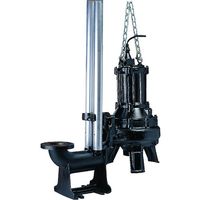 鶴見製作所 ツルミ 汚物用水中スクリューポンプ 50HZ 口径150mm 三相200V TOS150SC47.5L-52 1台（直送品）