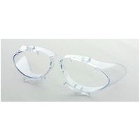 名古屋眼鏡 花粉対策メガネ スカッシーメガネにカバー M 8761-01 1本 68-0312-26（直送品）