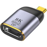 Trimate USB TypeーC to DisplayPort 映像変換アダプタ 8K TR-DP001-SV 1個（直送品）