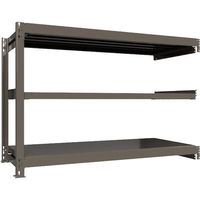 ICHIMAI 重量ボルトレスラック 段荷重1000Kg H1200×W1800×D750 天地3段 連結グレー TH1000-467R3（直送品）
