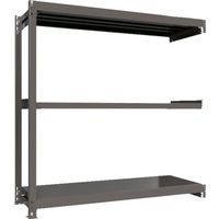 ICHIMAI 重量ボルトレスラック 段荷重1000Kg H1800×W1800×D600 天地3段 連結グレー TH1000-666R3（直送品）