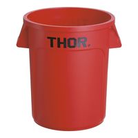 Trust ラウンドコンテナ 60L レッド KTL3842 1個 63-5704-63（直送品）