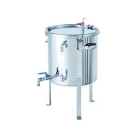 MONOVATE レベル計・バルブ付密閉容器 空気抜・平鋼脚付 25L CTHV-LV-AIV-FL-33 1個 67-9271-81（直送品）