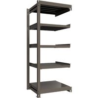 ICHIMAI 重量ボルトレスラック 段荷重1000Kg H2100×W900×D750 天地5段 連結グレー TH1000-737R5（直送品）