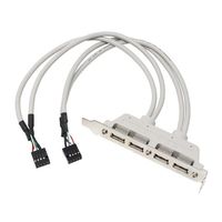 アイネックス USB2.0リアスロット 4ポート RS-004C 1個 67-9266-49（直送品）