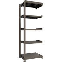 ICHIMAI 重量ボルトレスラック 段荷重1000Kg H2400×W900×D600 天地5段 連結グレー TH1000-836R5（直送品）