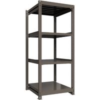 ICHIMAI 重量ボルトレスラック 段荷重1000Kg H2100×W900×D900 天地4段 単体グレー TH1000-739T4（直送品）